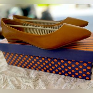 Betani camel ballet flats